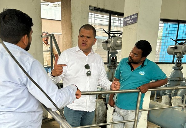 PCMC Standing Committee Chief Reviews Chikhli STP, Focus on Water Reuse