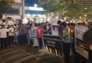 Massive Turnout at Candle March in NIBM Annexe