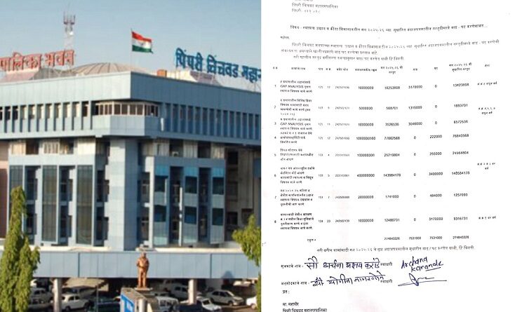 PCMC Rs. 52 Crore Bill Scam Deepens; BJP Corporators’ Signatures Surface