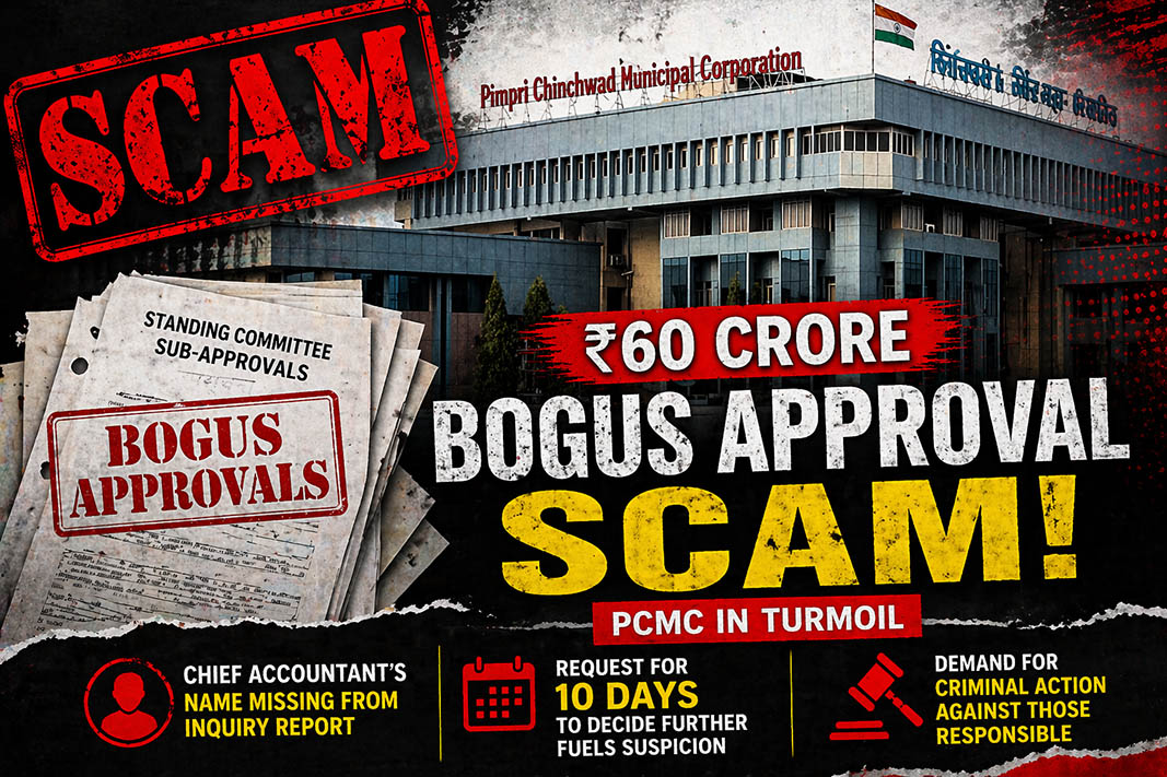 Sub-Approval Scam in PCMC Swells to Rs. 60 Crore; 14 Bogus Entries Exposed
