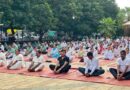Collective Yoga and Pranayama Session Held at Shiv Chhatrapati Linear Urban Garden