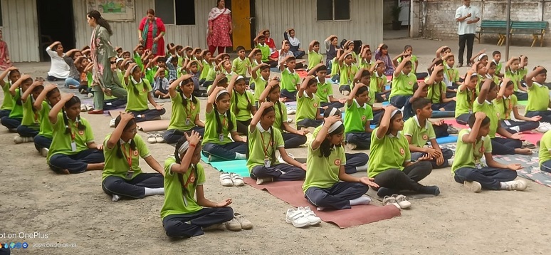 International Yoga Day Celebrated at New City Pride English Medium School