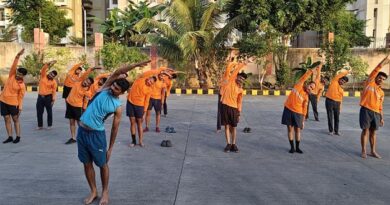 Yoga Day Celebrated at PMRDA Fire Stations with Enthusiasm