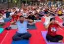 Grand Yoga Camp Held at Rajmata Jijau Udyan on International Yoga Day