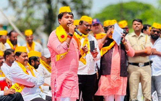 Massive Rally in Ahilyanagar Demands SC Reservation Sub-Categorisation