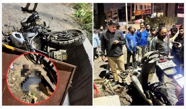 Two-Wheeler Rider Critically Injured in Kiwale Accident