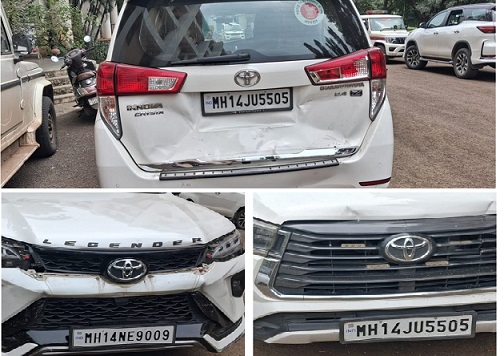 MLC Amit Gorkhe’s Vehicle Involved in Accident in Nashik