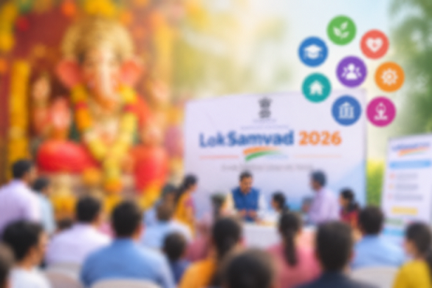 ‘LokSamvad 2026’ to Promote Government Schemes Through Ganesh Mandals