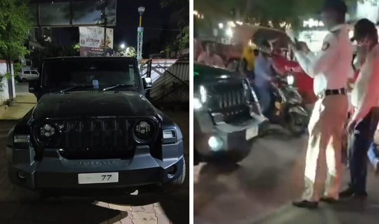 Thar Driver Flees Police After Hitting Two-Wheeler in Pimple Saudagar