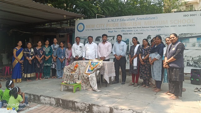 Dhammachakra Pravartan Din Celebrated at New City Pride English Medium School