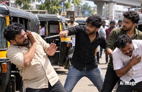 Autorickshaw Driver Attacked with Ice Pick at Pimpri Stand