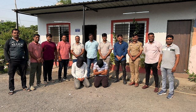 Two Held Within 8 Hours for Stealing ₹50 Lakh from Parked Car in Punawale