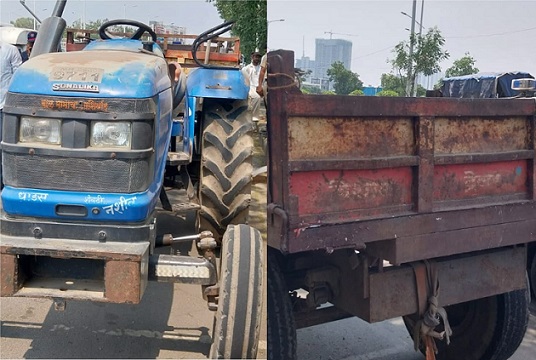 8-Year-Old Girl Killed in Tractor-Bike Collision in PCMC