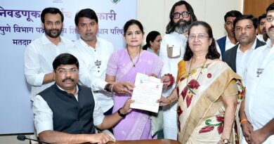 BJP-Mahayuti’s Pune Graduate Constituency Candidate Dr Smita Jadhav Files Nomination